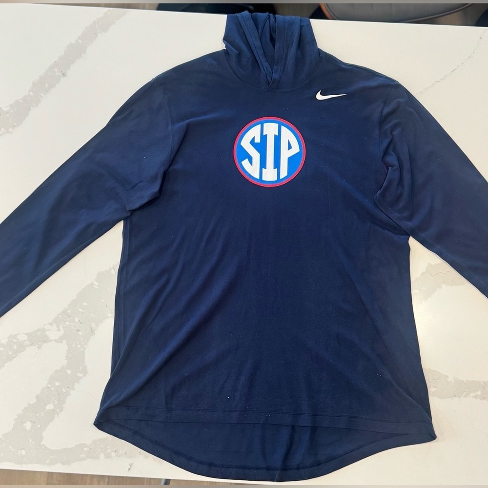 Nike OLE MS Navy Dri-FIT Tee with SIP Logo